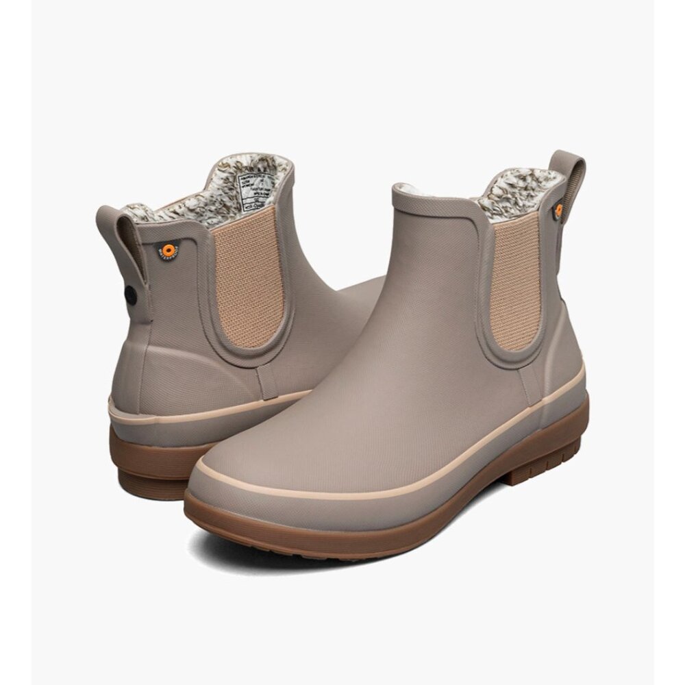 BOGS sz 9 Amanda Chelsea II Women's Slip On Rain Boots Color:TOFFEE